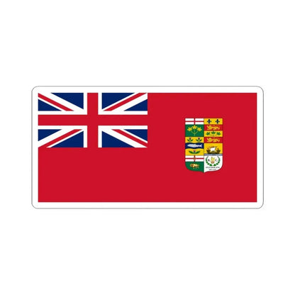Canadian Red Ensign 1871 (Canada) STICKER Vinyl Kiss-Cut Decal 3 Inch White - The Sticker Space