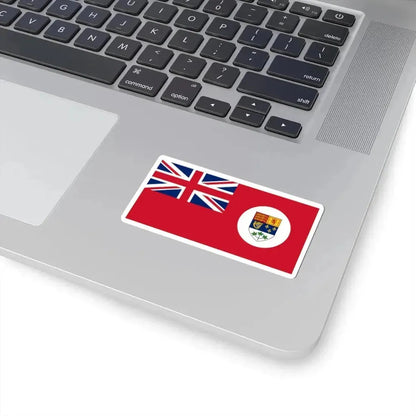 Canadian Red Ensign 1921-1957 with disc (Canada) STICKER Vinyl Kiss-Cut Decal - The Sticker Space