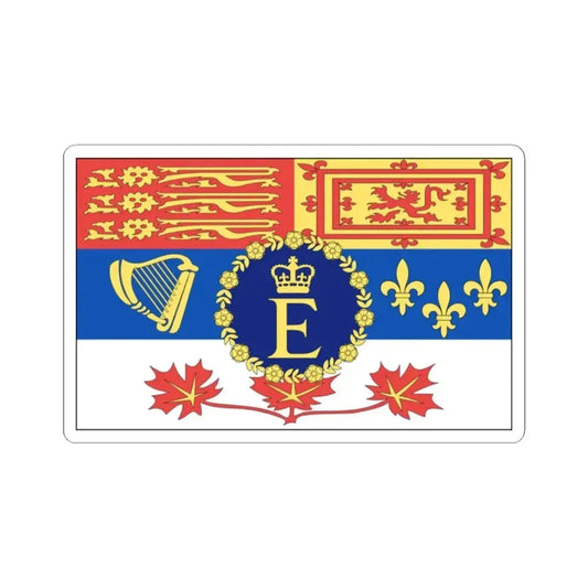 Canadian Royal Standard 1962-2022 (Canada) STICKER Vinyl Kiss-Cut Decal 2 Inch White - The Sticker Space