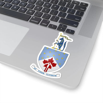 Canadian Space Agency Coat of Arms (Canada) (Coat of Arms) STICKER Vinyl Kiss-Cut Decal - The Sticker Space