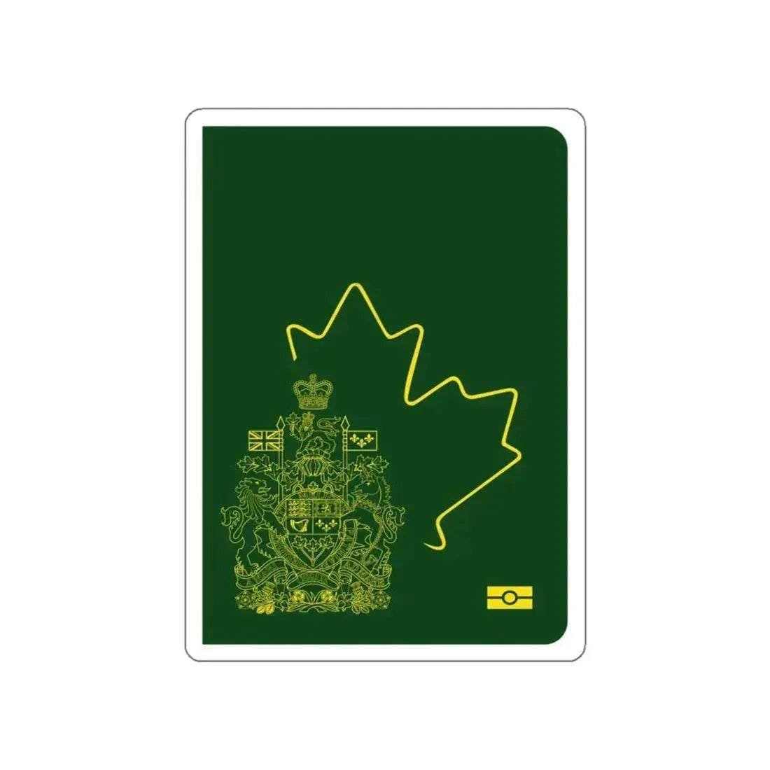 Canadian Special Passport STICKER Vinyl Die-Cut Decal 4 Inch - The Sticker Space