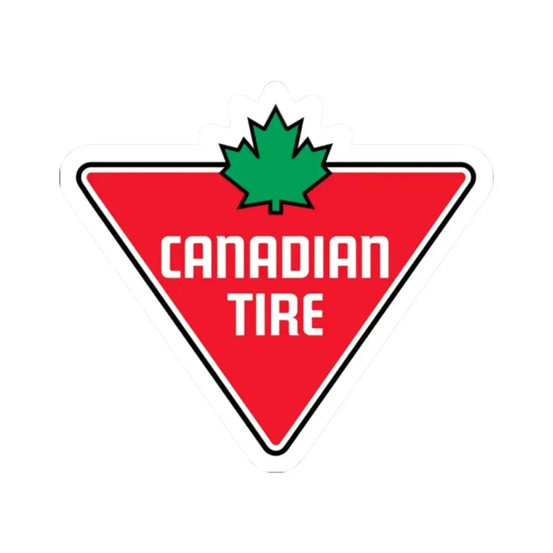 Canadian Tire Corporation Limited (Logo) STICKER Vinyl Kiss-Cut Decal 2 Inch White - The Sticker Space