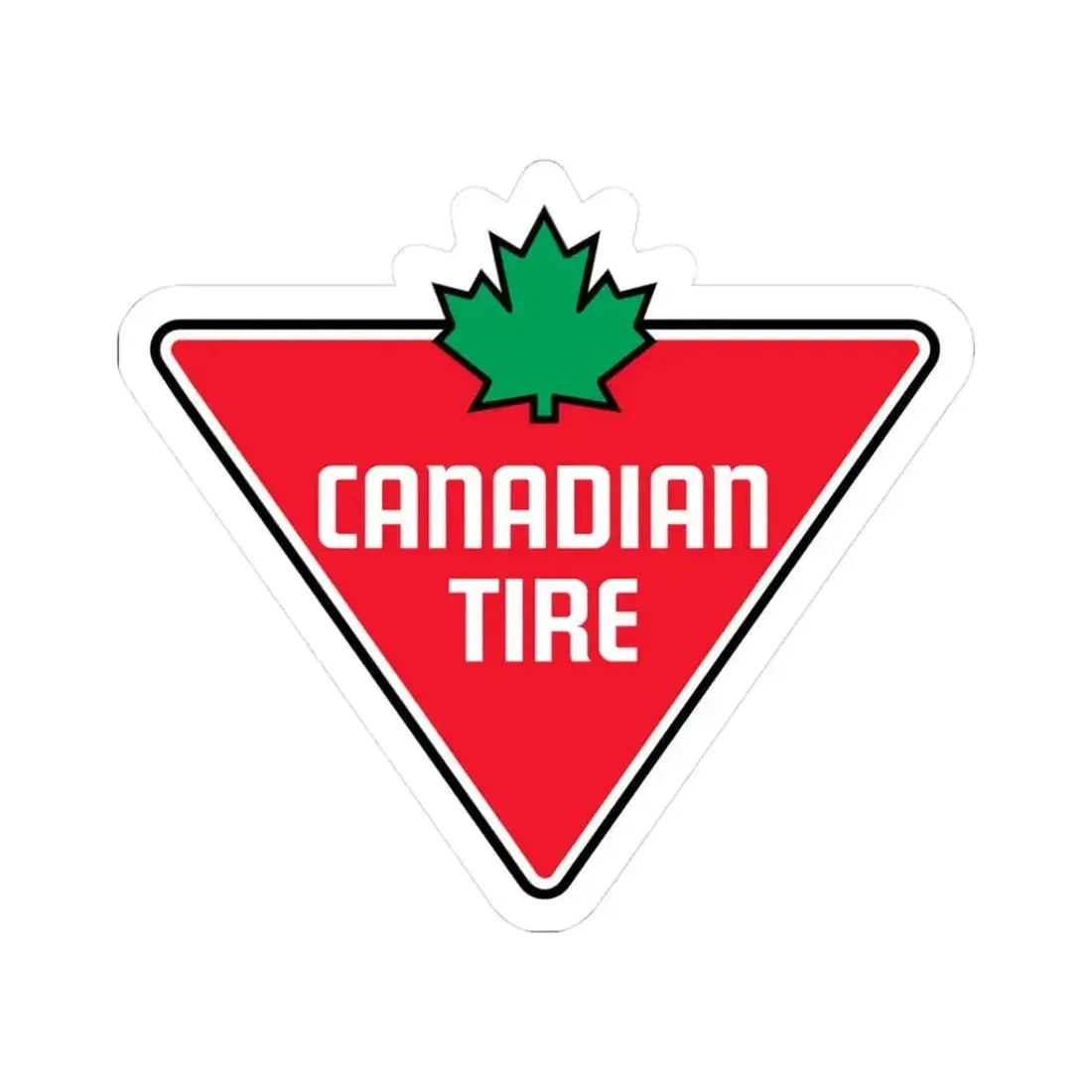 Canadian Tire Corporation Limited (Logo) STICKER Vinyl Kiss-Cut Decal 3 Inch White - The Sticker Space