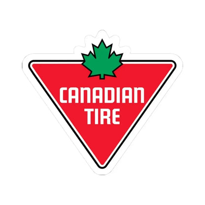 Canadian Tire Corporation Limited (Logo) STICKER Vinyl Kiss-Cut Decal 3 Inch White - The Sticker Space