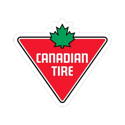 Canadian Tire Corporation Limited (Logo) STICKER Vinyl Kiss-Cut Decal 4 Inch White - The Sticker Space