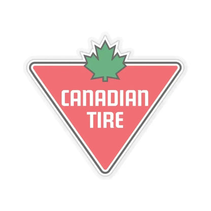 Canadian Tire Corporation Limited (Logo) STICKER Vinyl Kiss-Cut Decal 6 Inch Transparent - The Sticker Space
