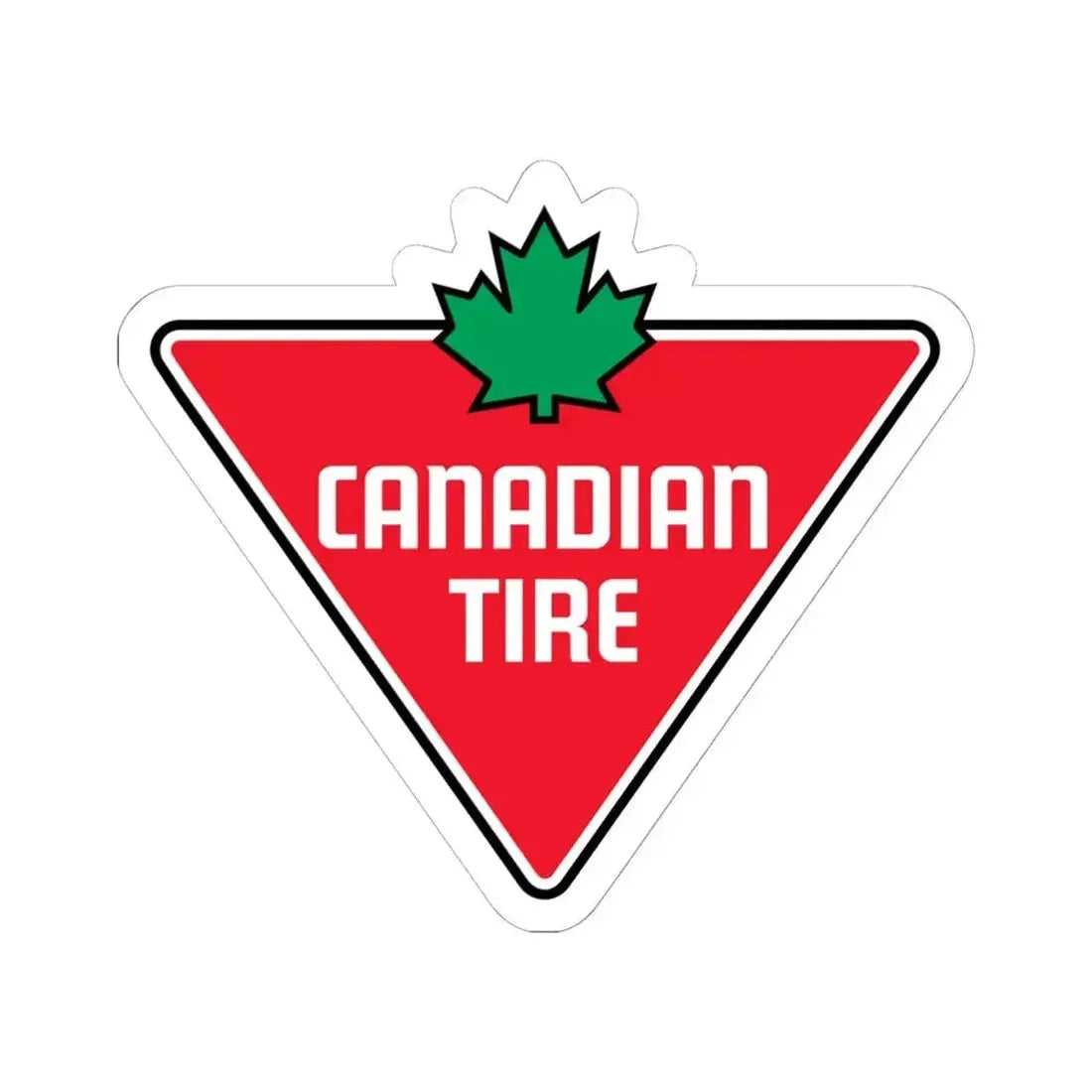 Canadian Tire Corporation Limited (Logo) STICKER Vinyl Kiss-Cut Decal 6 Inch White - The Sticker Space