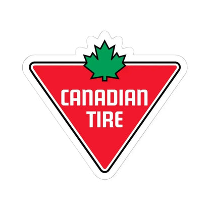 Canadian Tire Corporation Limited (Logo) STICKER Vinyl Kiss-Cut Decal 6 Inch White - The Sticker Space