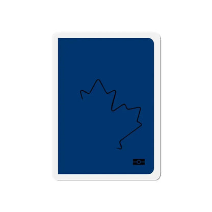 Canadian Travel Document - Refrigerator Magnet 6 Inch - The Sticker Space