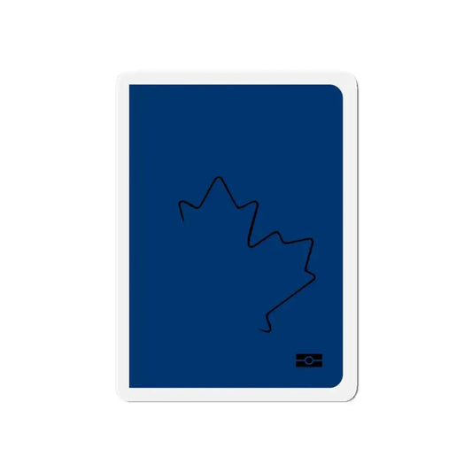 Canadian Travel Document - Refrigerator Magnet 6 Inch - The Sticker Space