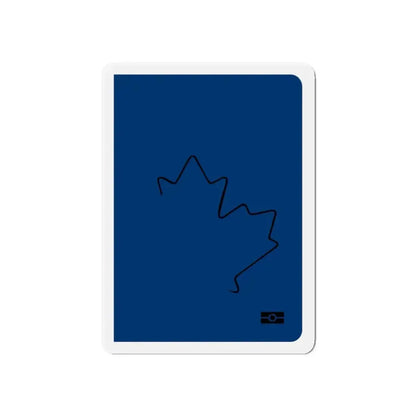 Canadian Travel Document - Refrigerator Magnet - The Sticker Space
