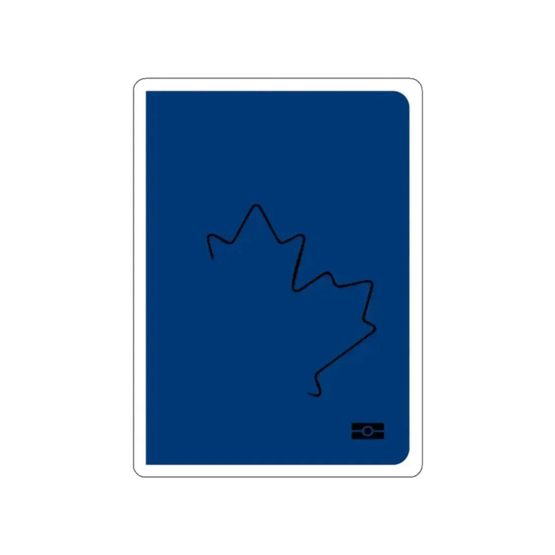 Canadian Travel Document STICKER Vinyl Die-Cut Decal - The Sticker Space