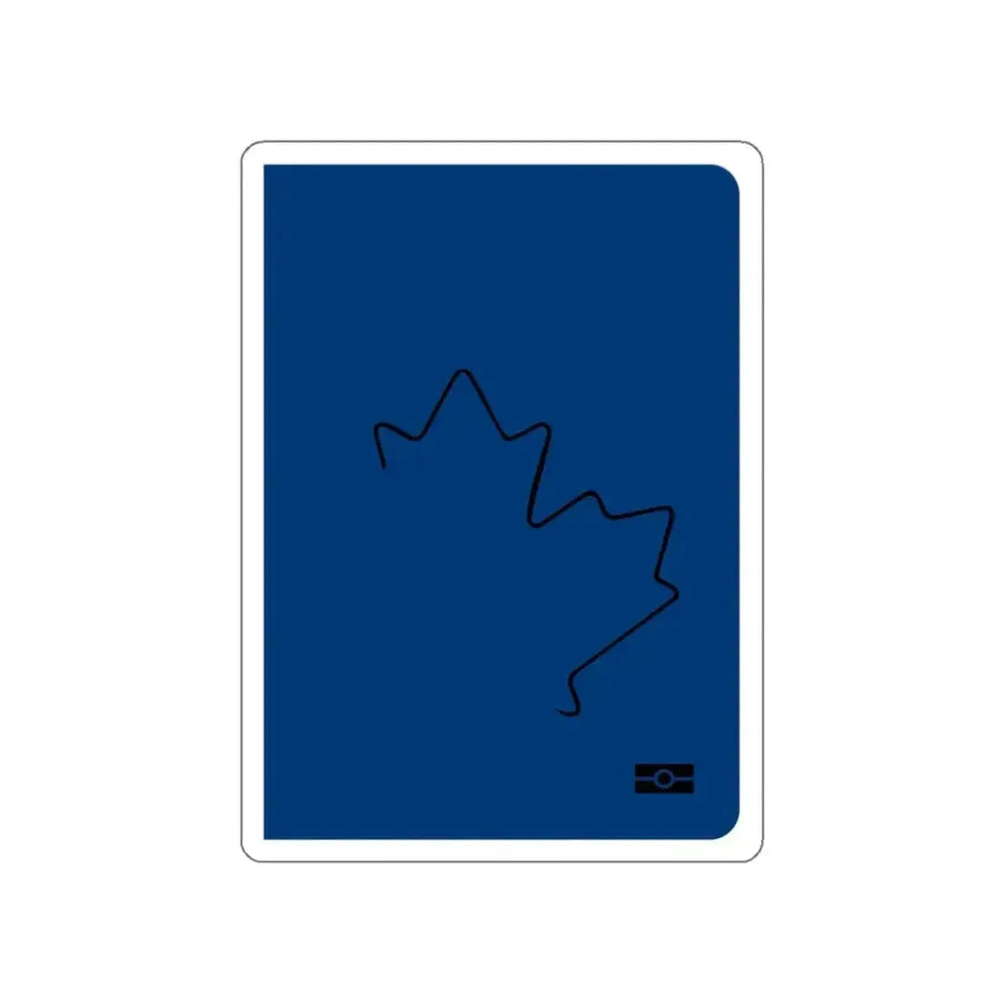 Canadian Travel Document STICKER Vinyl Die-Cut Decal - The Sticker Space