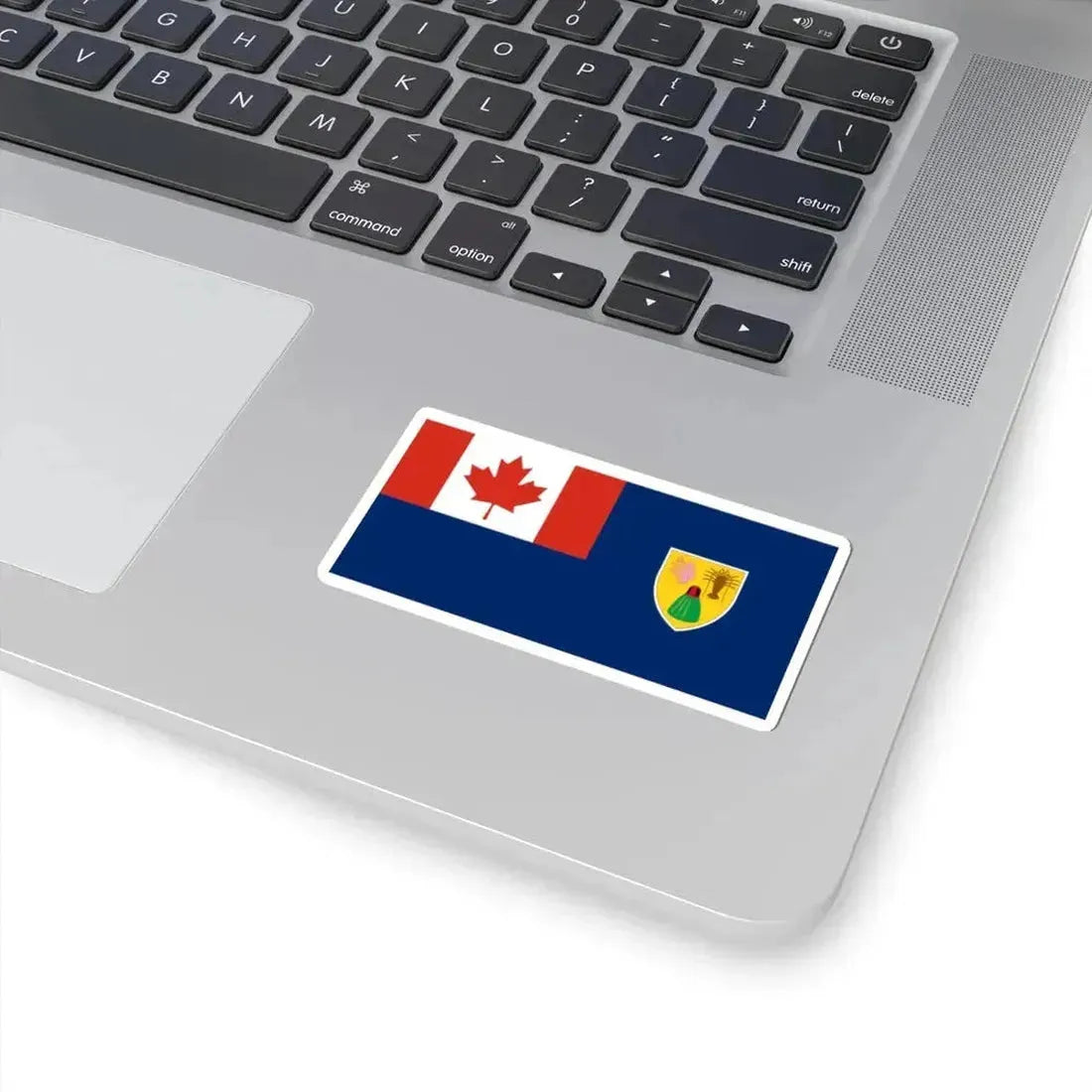 Canadian Turks and Caicos flag (Canada) STICKER Vinyl Kiss-Cut Decal - The Sticker Space