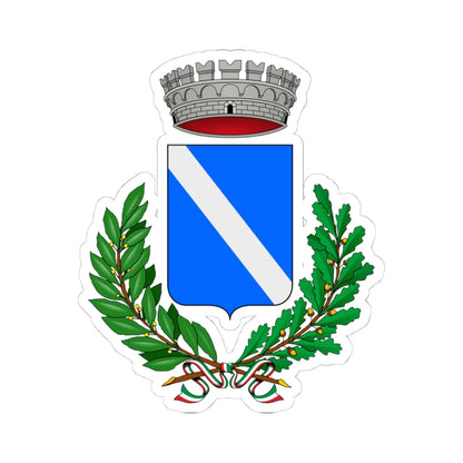 Canale dAgordo-Stemma (Italy) (Coat of Arms) STICKER Vinyl Kiss-Cut Decal 4 Inch White - The Sticker Space