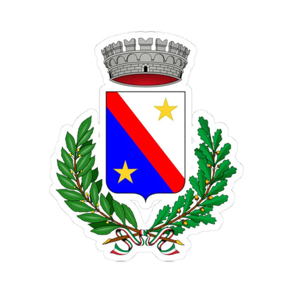 Canale Italia-Stemma (Italy) (Coat of Arms) STICKER Vinyl Kiss-Cut Decal 3 Inch White - The Sticker Space