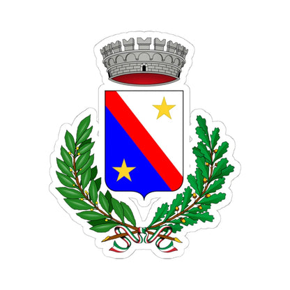 Canale Italia-Stemma (Italy) (Coat of Arms) STICKER Vinyl Kiss-Cut Decal 6 Inch White - The Sticker Space
