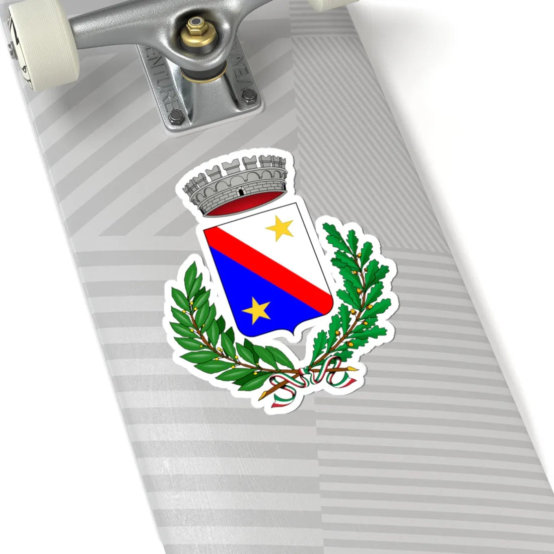 Canale Italia-Stemma (Italy) (Coat of Arms) STICKER Vinyl Kiss-Cut Decal - The Sticker Space