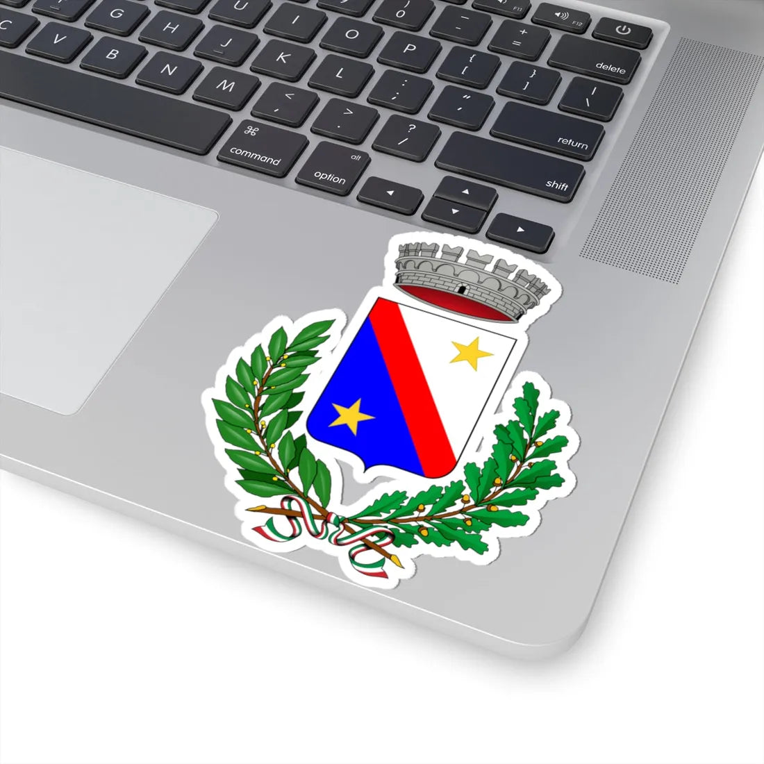 Canale Italia-Stemma (Italy) (Coat of Arms) STICKER Vinyl Kiss-Cut Decal - The Sticker Space
