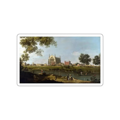 CANALETTO - Eton College (Artwork) STICKER Vinyl Die-Cut Decal White Die-Cut 6 Inch - The Sticker Space