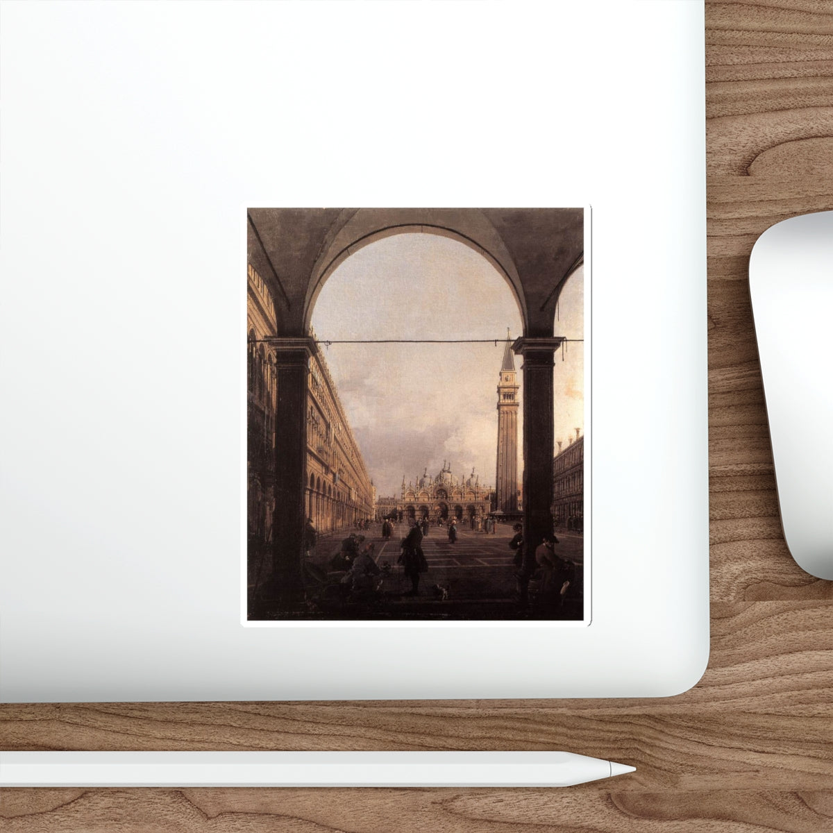 CANALETTO - Piazza San Marco 4 (Artwork) STICKER Vinyl Die-Cut Decal-The Sticker Space