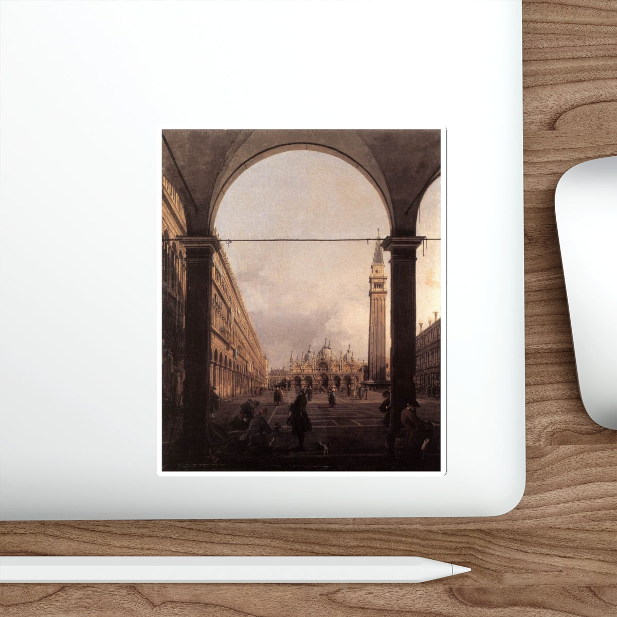 CANALETTO - Piazza San Marco 4 (Artwork) STICKER Vinyl Die-Cut Decal-The Sticker Space