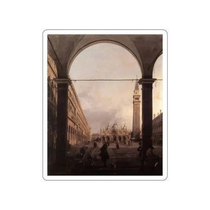 CANALETTO - Piazza San Marco 4 (Artwork) STICKER Vinyl Die-Cut Decal White Die-Cut 2 Inch - The Sticker Space