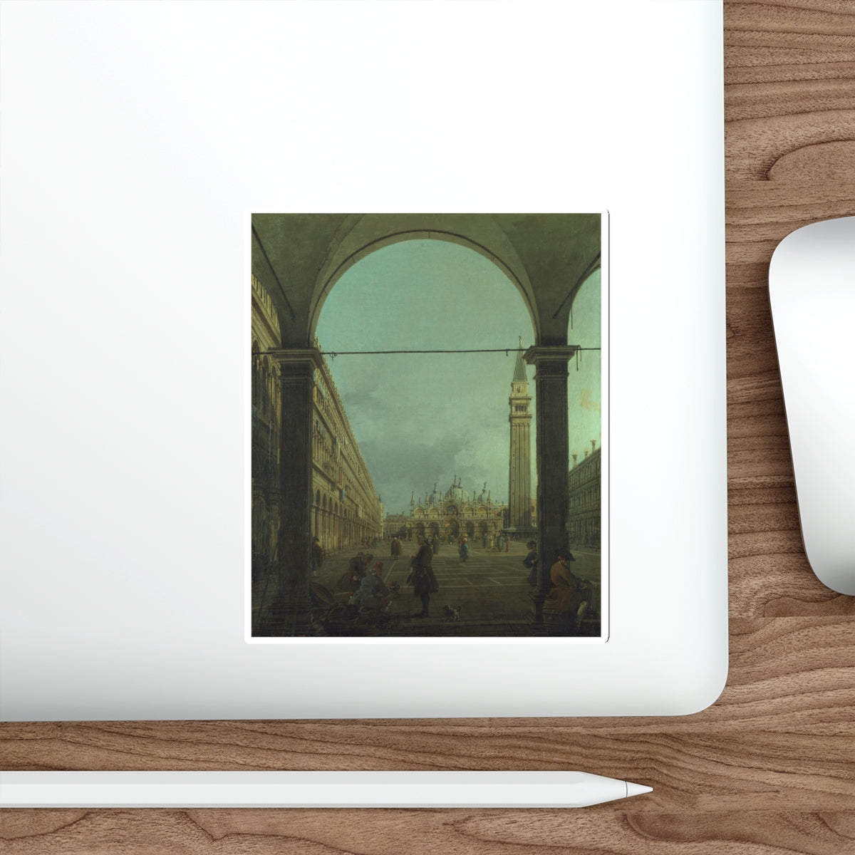 CANALETTO - Piazza San Marco 5 (Artwork) STICKER Vinyl Die-Cut Decal-The Sticker Space