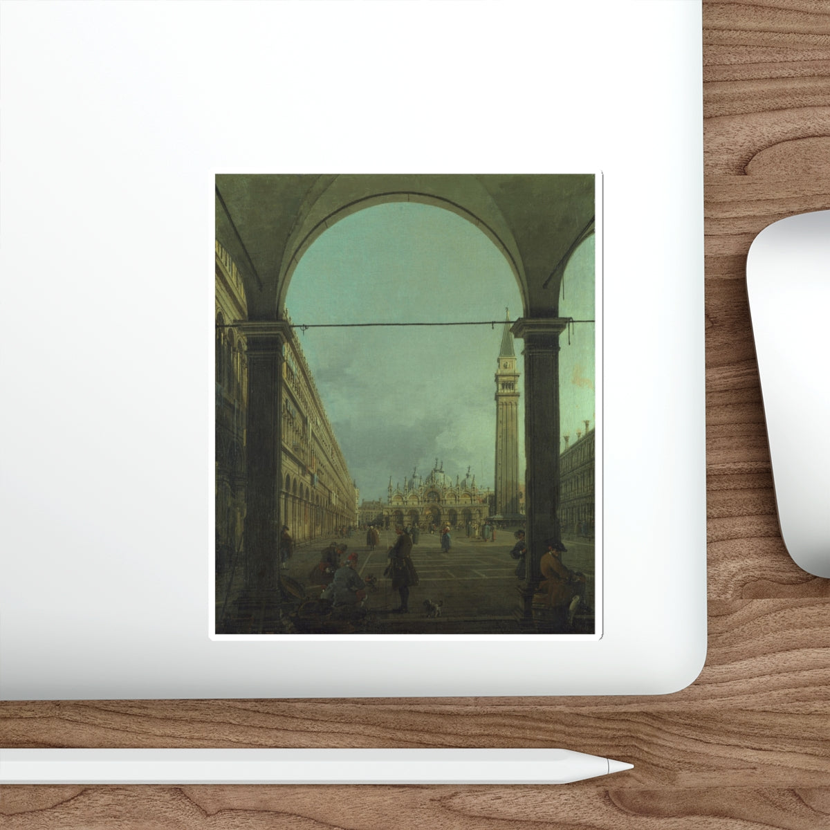 CANALETTO - Piazza San Marco 5 (Artwork) STICKER Vinyl Die-Cut Decal-The Sticker Space