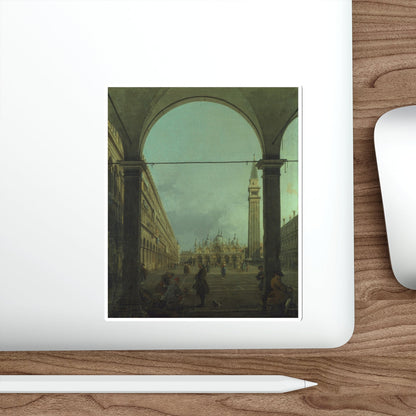 CANALETTO - Piazza San Marco 5 (Artwork) STICKER Vinyl Die-Cut Decal-The Sticker Space