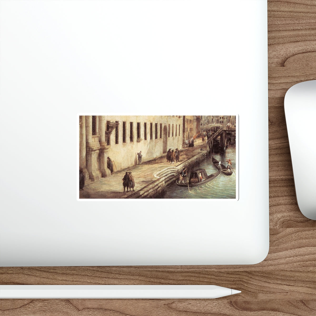 CANALETTO - Rio dei Mendicanti (detail) (Artwork) STICKER Vinyl Die-Cut Decal-The Sticker Space