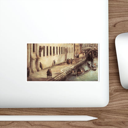 CANALETTO - Rio dei Mendicanti (detail) (Artwork) STICKER Vinyl Die-Cut Decal-The Sticker Space