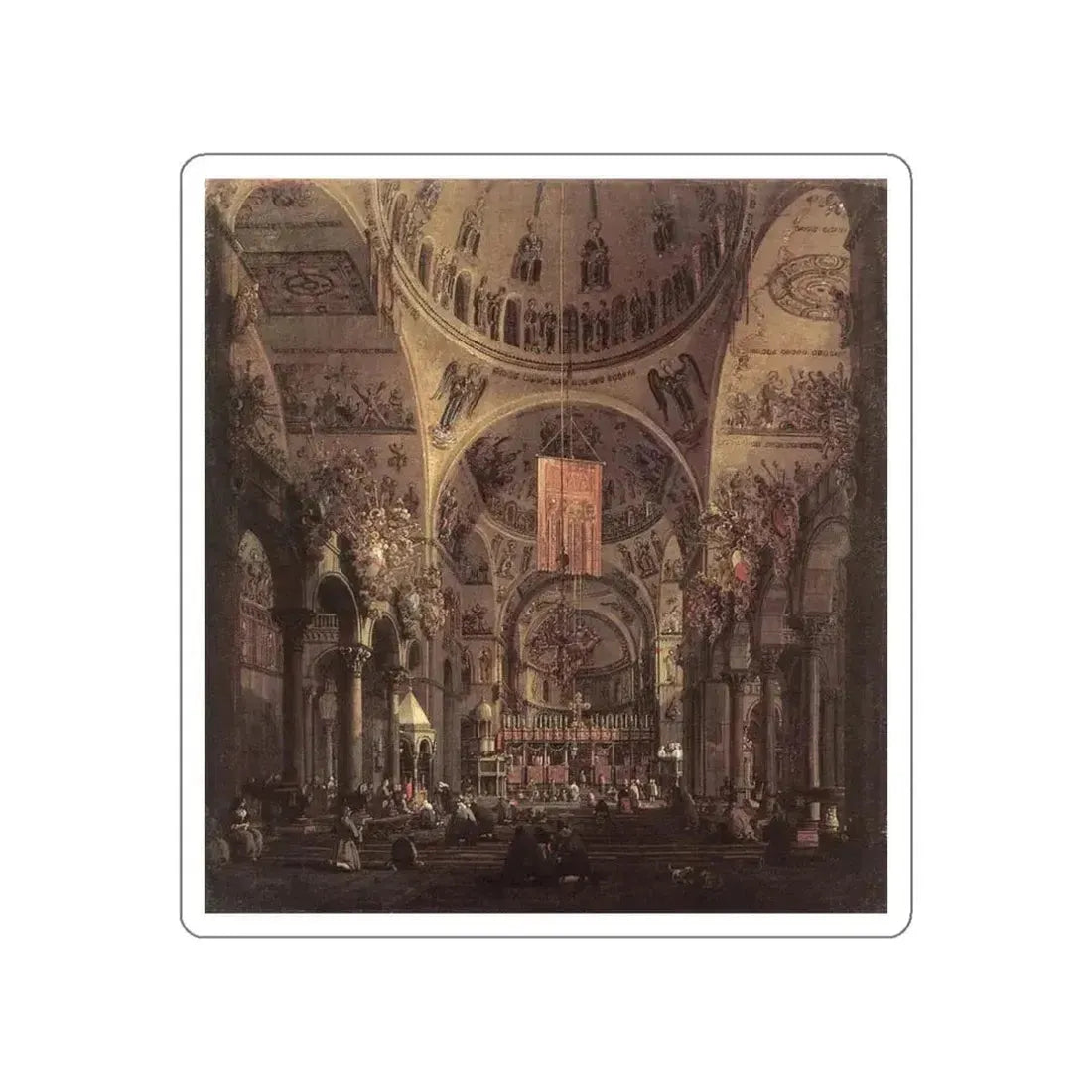 CANALETTO - San Marco (Artwork) STICKER Vinyl Die-Cut Decal - The Sticker Space