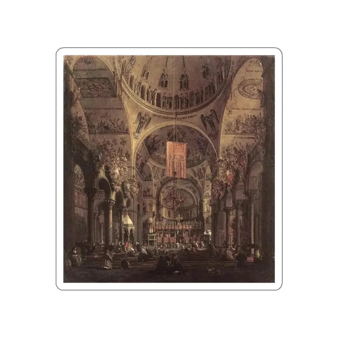 CANALETTO - San Marco (Artwork) STICKER Vinyl Die-Cut Decal - The Sticker Space
