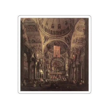 CANALETTO - San Marco (Artwork) STICKER Vinyl Die-Cut Decal White Die-Cut 2 Inch - The Sticker Space