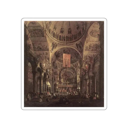 CANALETTO - San Marco (Artwork) STICKER Vinyl Die-Cut Decal White Die-Cut 3 Inch - The Sticker Space