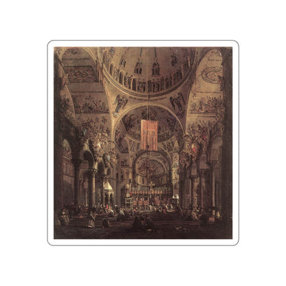 CANALETTO - San Marco (Artwork) STICKER Vinyl Die-Cut Decal-White-The Sticker Space