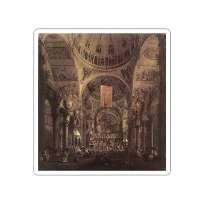 CANALETTO - San Marco (Artwork) STICKER Vinyl Die-Cut Decal White Die-Cut 5 Inch - The Sticker Space