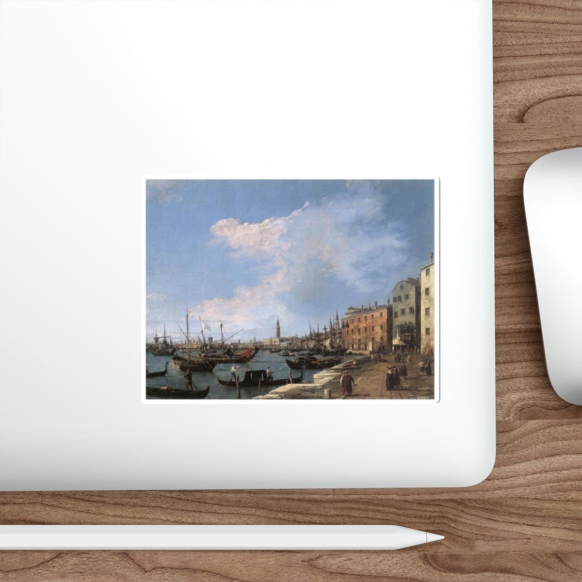 CANALETTO - The Riva degli Schiavoni (Artwork) STICKER Vinyl Die-Cut Decal-The Sticker Space