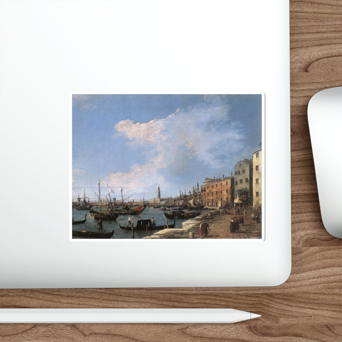 CANALETTO - The Riva degli Schiavoni (Artwork) STICKER Vinyl Die-Cut Decal-The Sticker Space