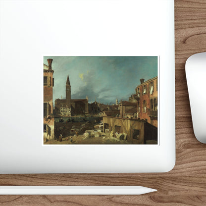 CANALETTO - The Stonemason's Yard (Artwork) STICKER Vinyl Die-Cut Decal-The Sticker Space