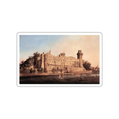CANALETTO - Warwick Castle (Artwork) STICKER Vinyl Die-Cut Decal - The Sticker Space