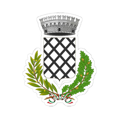 Cancellara-Stemma (Italy) (Coat of Arms) STICKER Vinyl Kiss-Cut Decal 6 Inch White - The Sticker Space