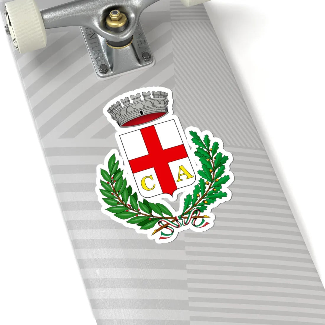 Candiolo-Stemma (Italy) (Coat of Arms) STICKER Vinyl Kiss-Cut Decal - The Sticker Space