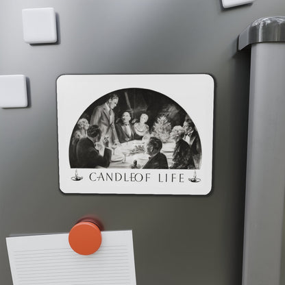 Candle Of Life, Woman's World, December 1936 (Magazine Illustration) Refrigerator Magnet-The Sticker Space