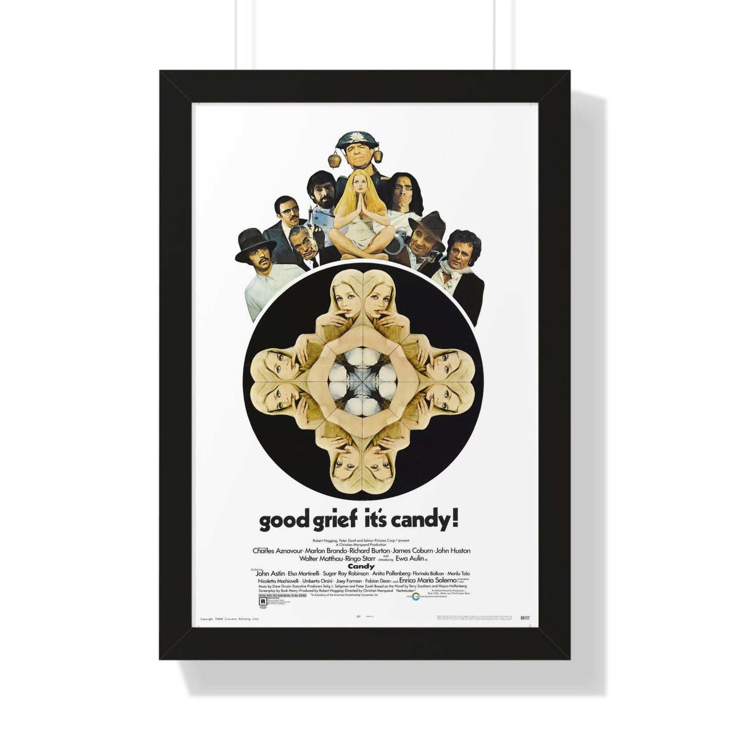 CANDY 1968 - Framed Movie Poster-16″ x 24″-The Sticker Space