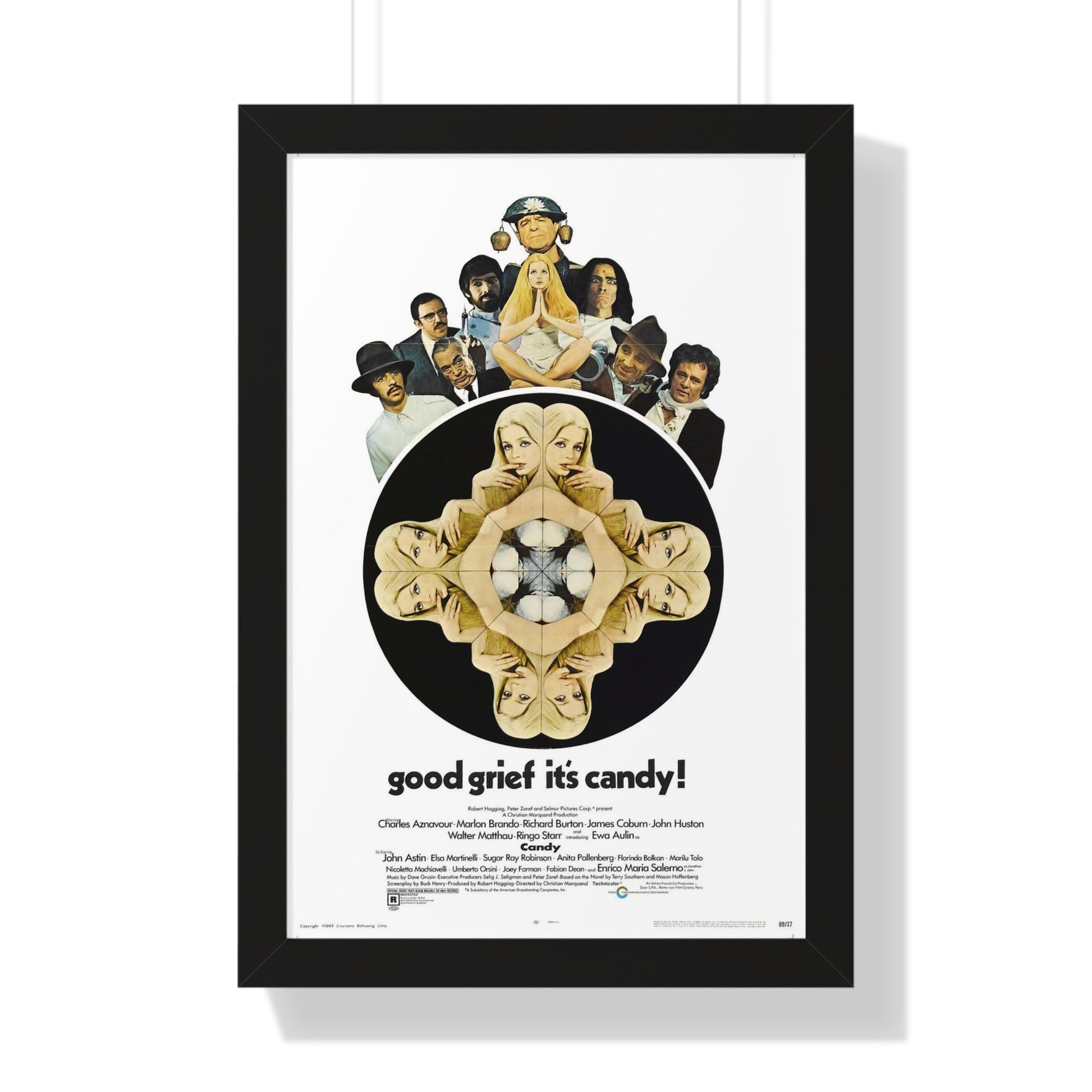 CANDY 1968 - Framed Movie Poster-16″ x 24″-The Sticker Space