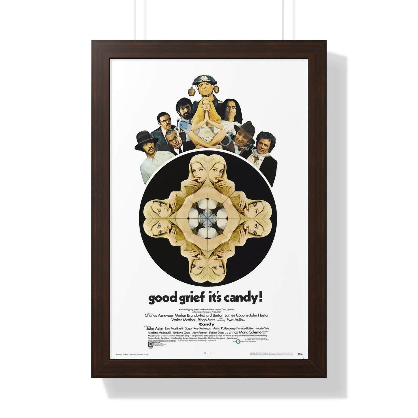 CANDY 1968 - Framed Movie Poster-16″ x 24″-The Sticker Space