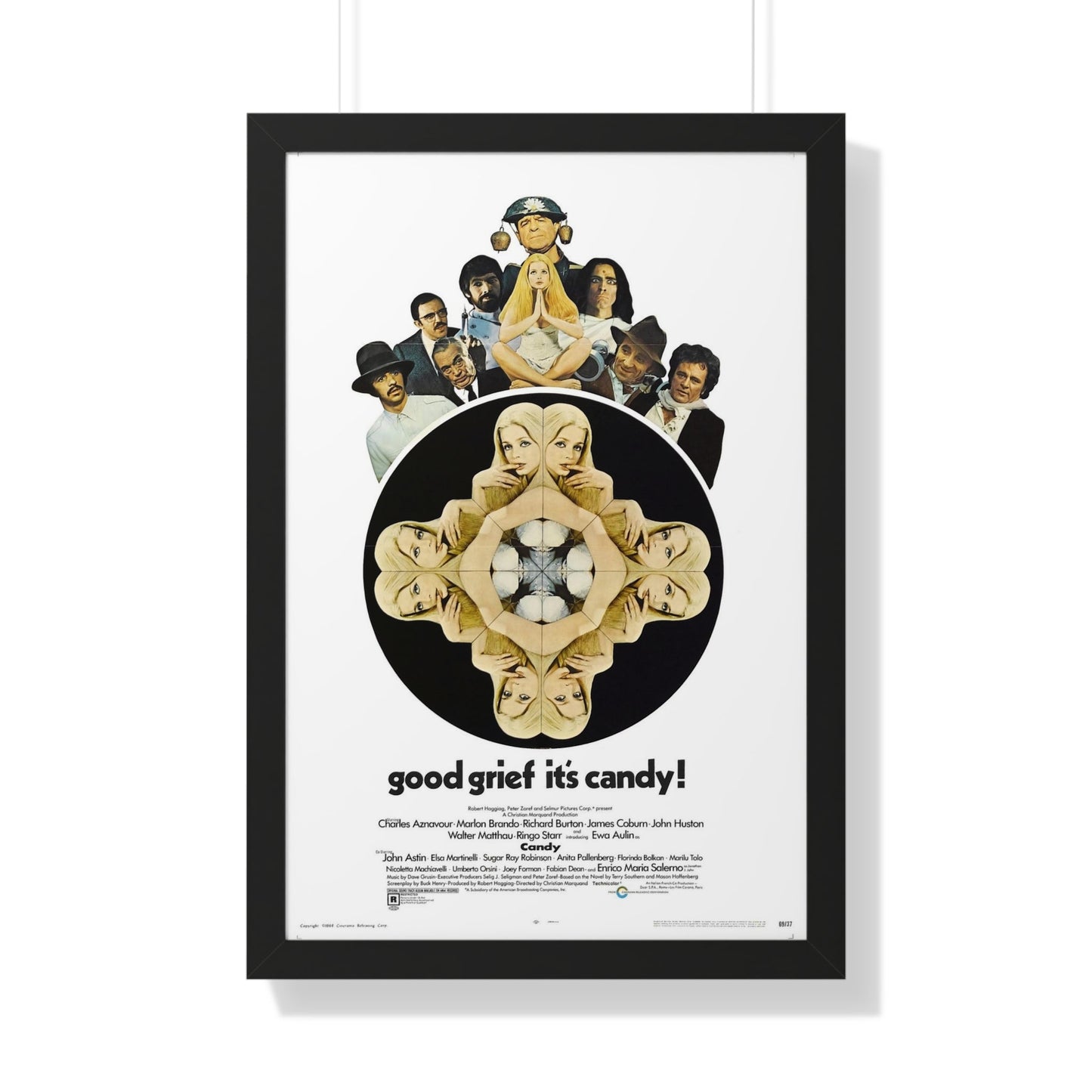 CANDY 1968 - Framed Movie Poster-20" x 30"-The Sticker Space