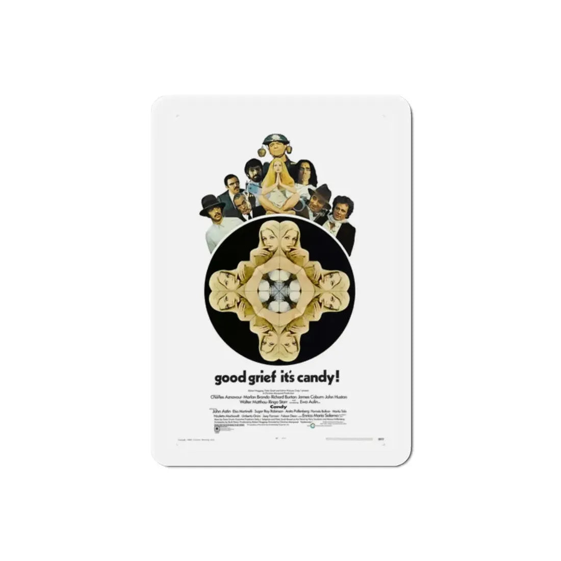 Candy 1968 Movie Poster Refrigerator Magnet - The Sticker Space